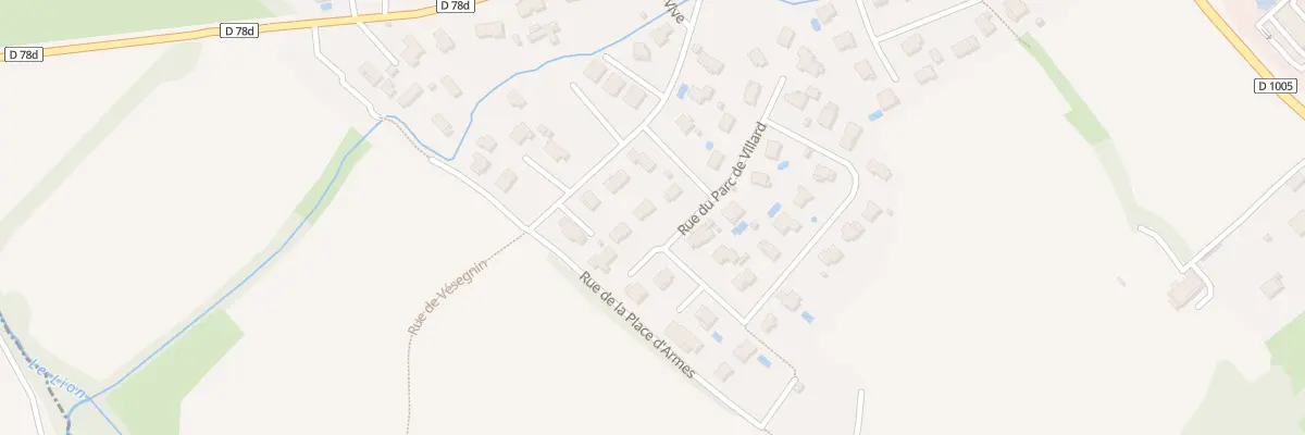 Plan du 104A Rue du Parc de Villard à Ornex