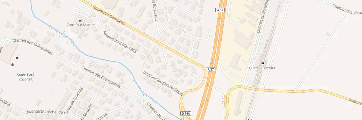 Plan du 778 Bd Gambetta à Cuers