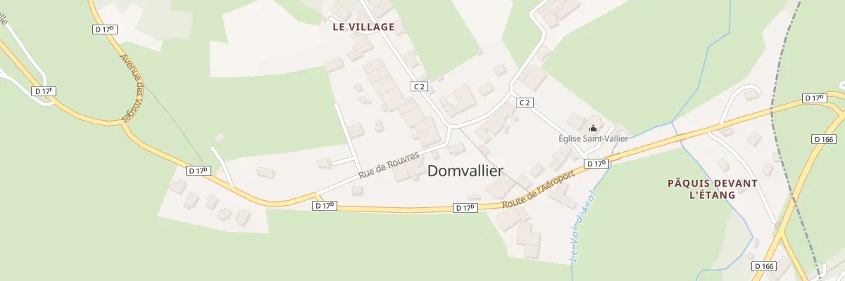 Plan du 17 Rue Victor Hugo à Domvallier