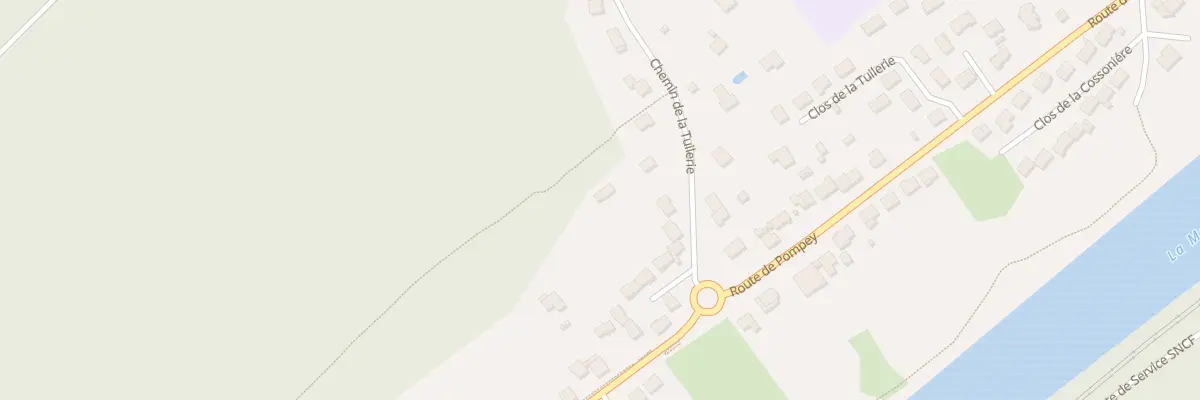 Plan du 1E Che de la Tuilerie à Liverdun