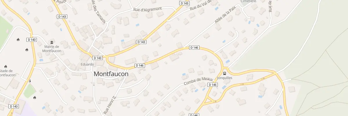 Plan du 47 Rue du Comté de Montbéliard à Montfaucon