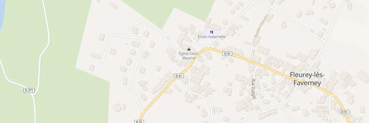 Plan du 2 Rte d’Amoncourt à Fleurey-lès-Faverney