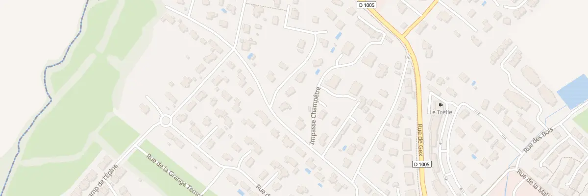 Plan du 50 Rue des Campanules à Ornex