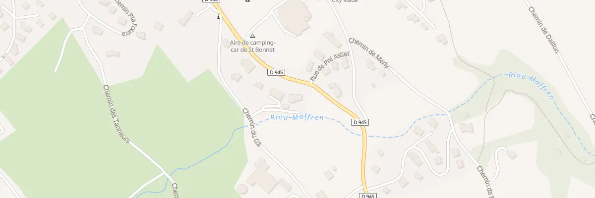 Plan du 257B Che du Gâ à Saint-Bonnet-en-Champsaur