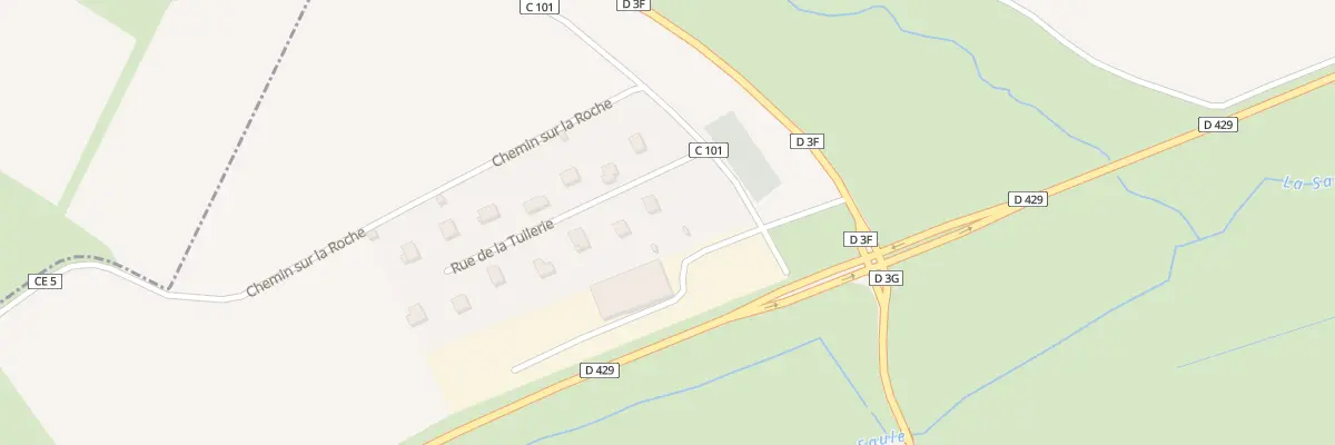 Plan du 53 Rue de la Tuilerie à Rozerotte