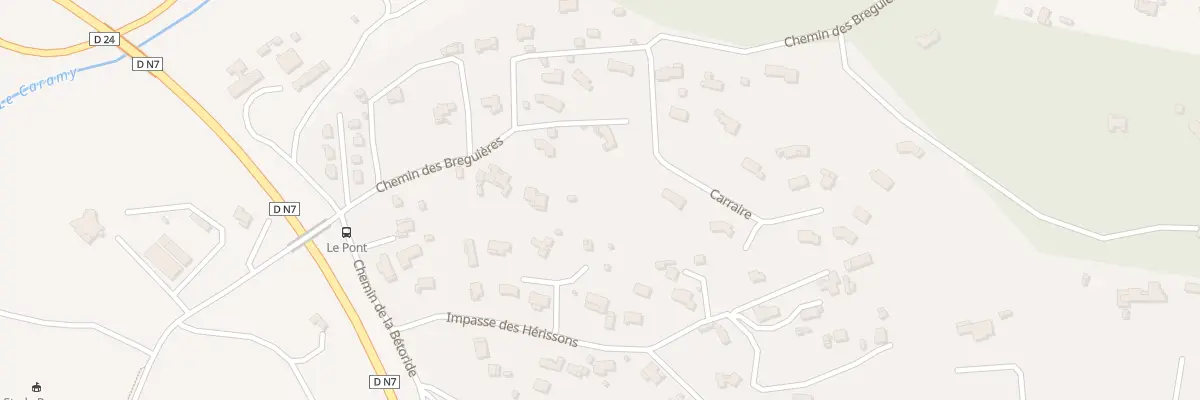 Plan du 3528 Che des Bréguières à Brignoles