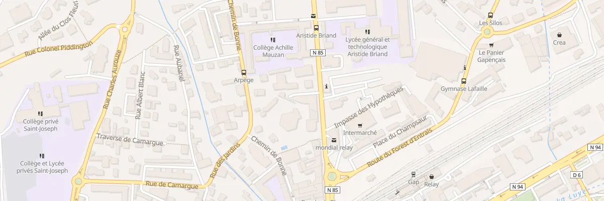 Plan du 29B Av Cdt Dumont à Gap