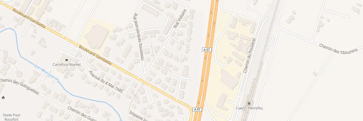Plan du 52 Rue Comtesse de Ségur à Cuers