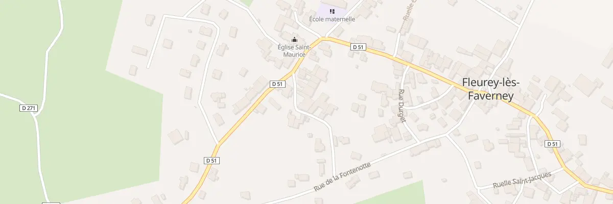 Plan du 3 Rue de la Fontaine du Haut à Fleurey-lès-Faverney