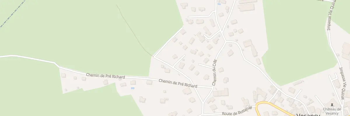 Plan du 73 Che de Pochet à Vesancy