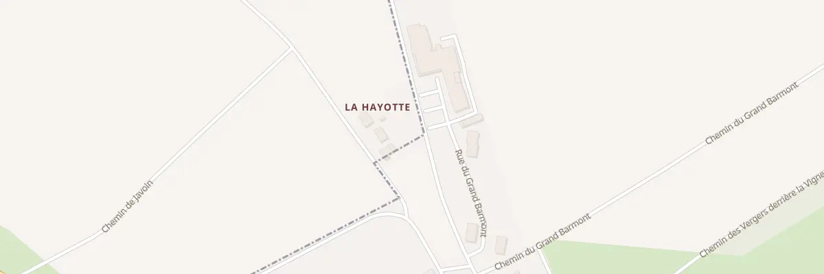 Plan du 5801 La Hayotte à Hammeville