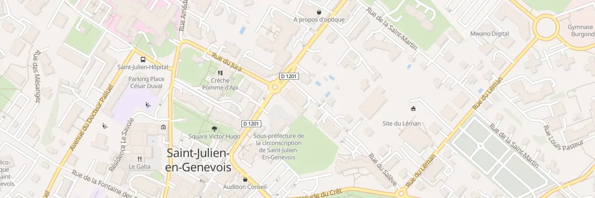 Plan du 2 Rue du saleve à Saint-Julien-en-Genevois