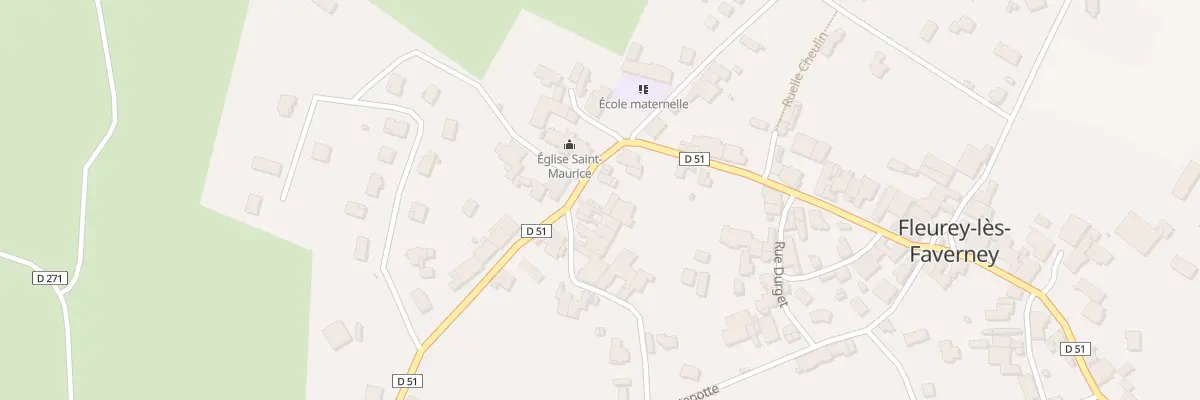 Plan du 5 Rte d’Amoncourt à Fleurey-lès-Faverney