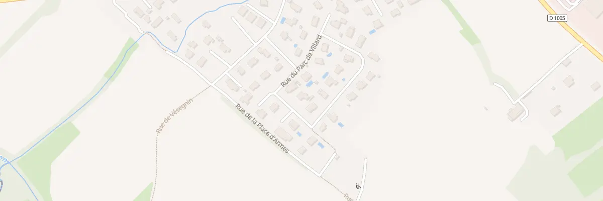 Plan du 159A Rue du Parc de Villard à Ornex