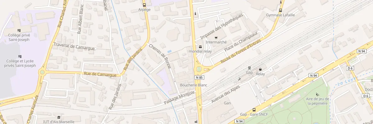 Plan du 23 Av Cdt Dumont à Gap