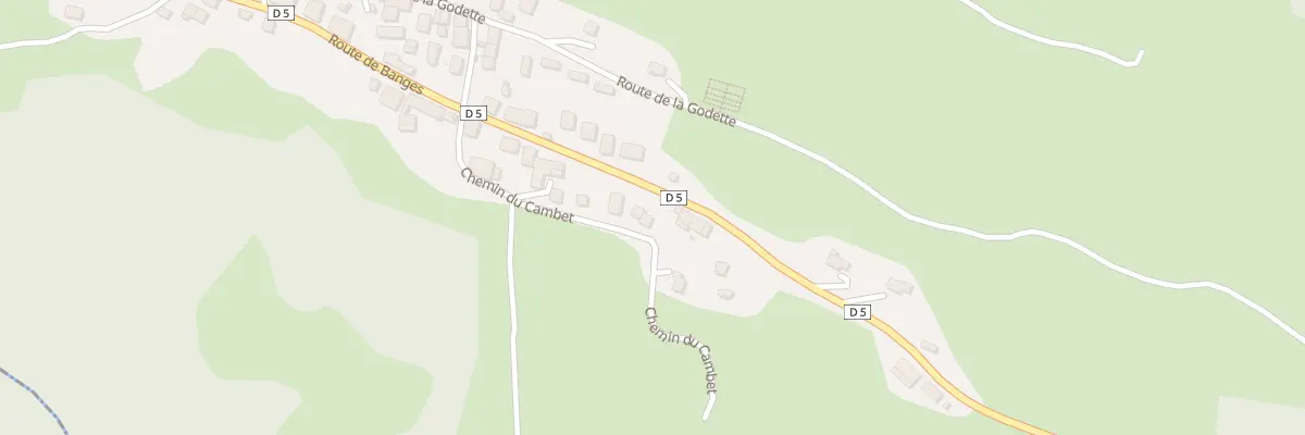 Plan du 6 Che du Cambet à Allèves