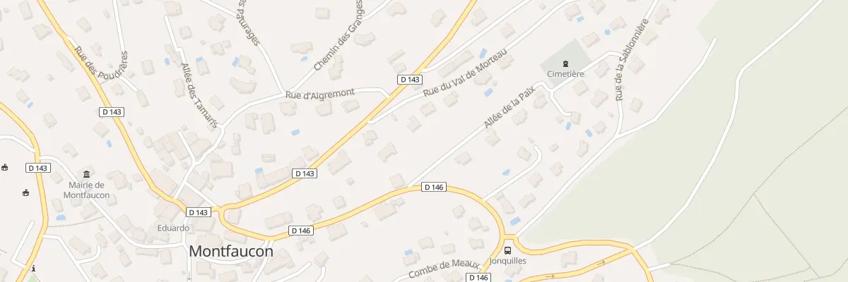 Plan du 4 Imp du Val de Morteau à Montfaucon