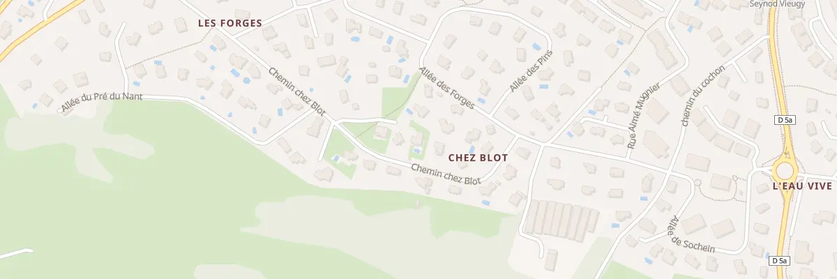 Plan du 37 Che Chez Blot à Annecy