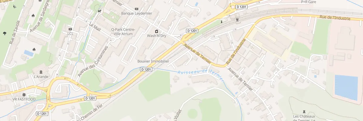 Plan du 28 Av de Ternier à Saint-Julien-en-Genevois