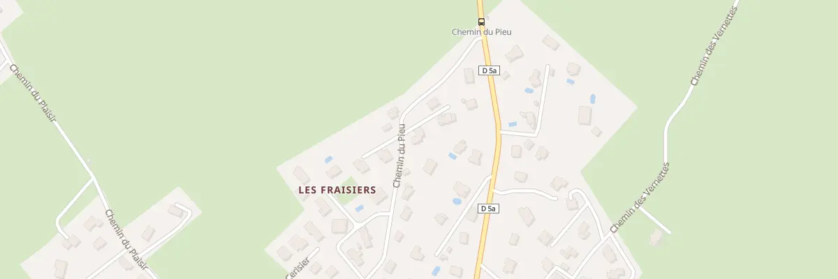 Plan du 268 Che du Pieu à Quintal
