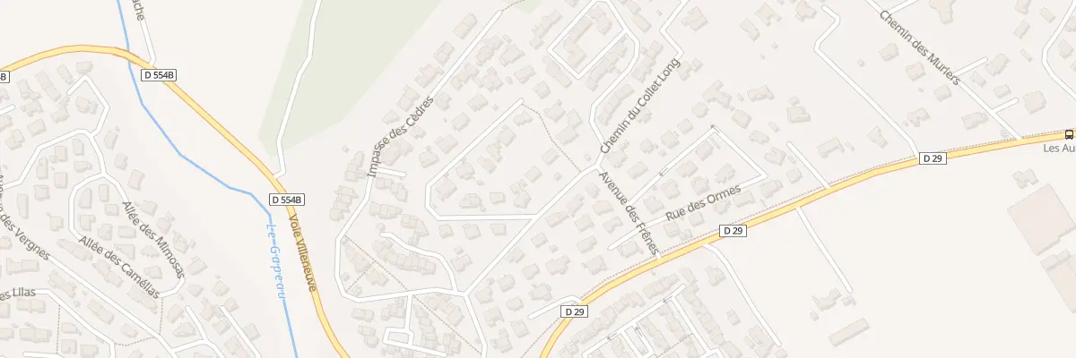 Plan du 213 Che du Collet Long à La Crau