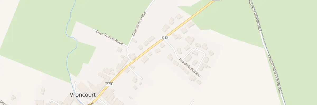 Plan du 14 Rue du Poitou à Vroncourt