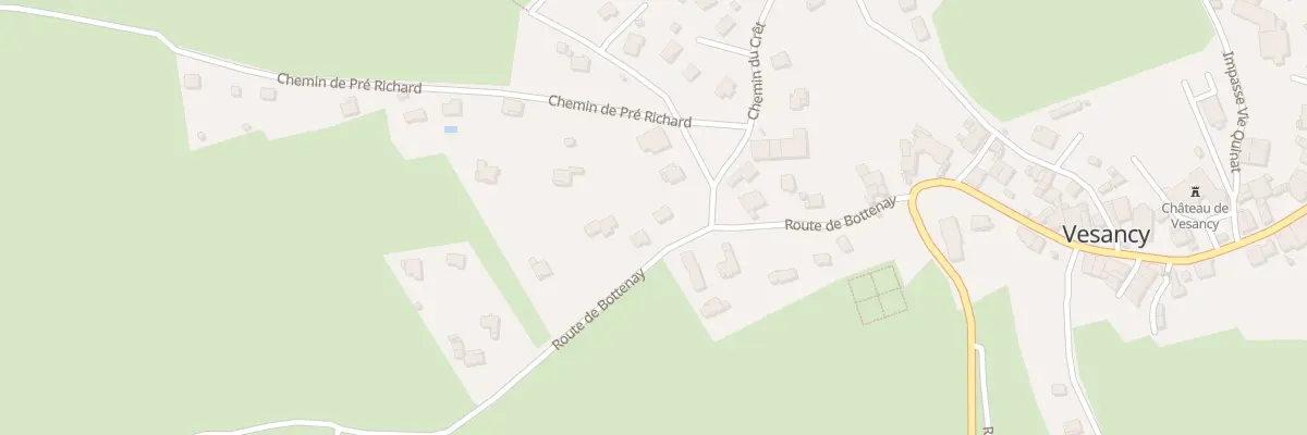 Plan du 162 Rte de Bottenay à Vesancy