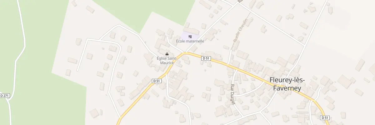 Plan du 1 Rte d’Amoncourt à Fleurey-lès-Faverney
