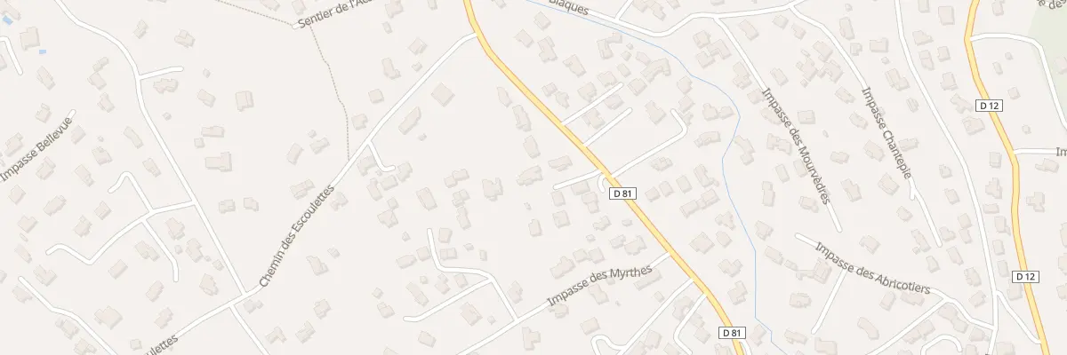 Plan du 521 Rte de Gareoult à Rocbaron
