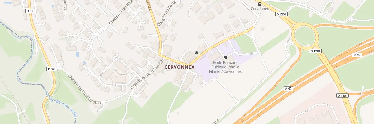 Plan du 329 Rte de Cervonnex à Saint-Julien-en-Genevois