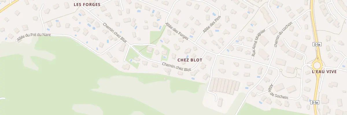 Plan du 39 Che Chez Blot à Annecy