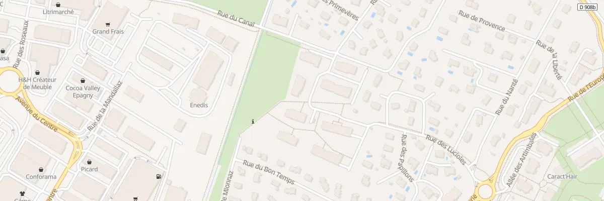 Plan du 317 Rue des Lucioles à Epagny Metz-Tessy