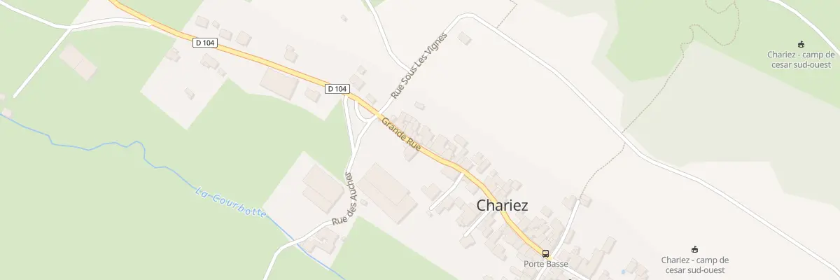 Plan du 5 Gr Grande Rue à Chariez