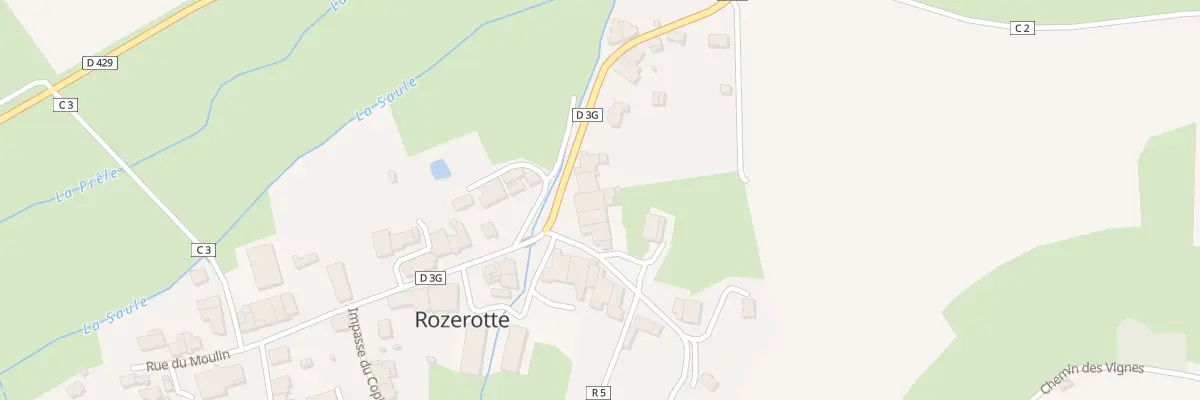 Plan du 134 Rue St Roch à Rozerotte