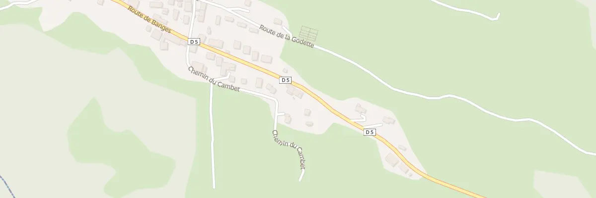 Plan du 680 Rte de Banges à Allèves