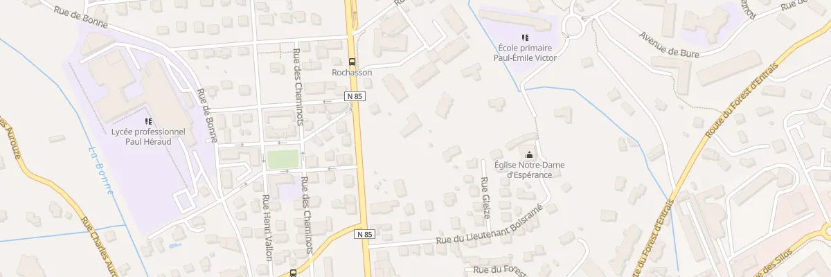 Plan du 30B Av Cdt Dumont à Gap