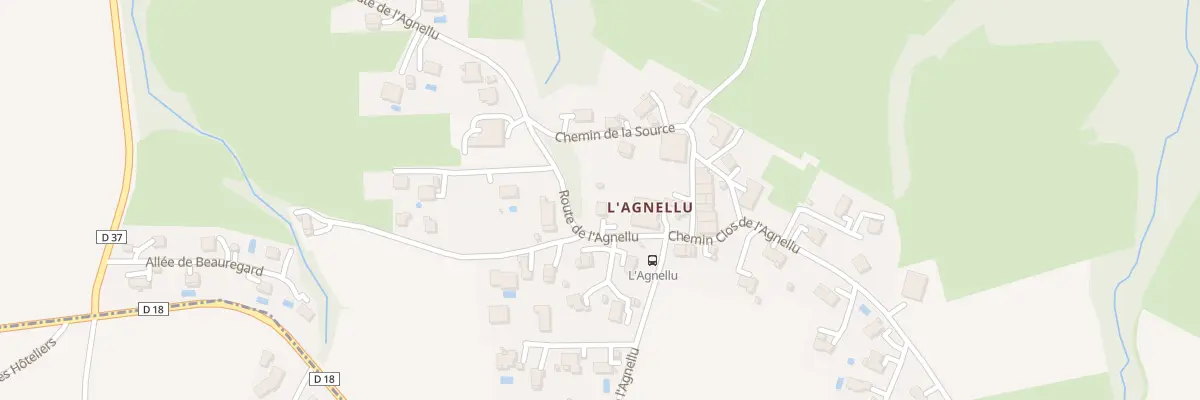 Plan du 533 Rte de l’Agnellu à Feigères