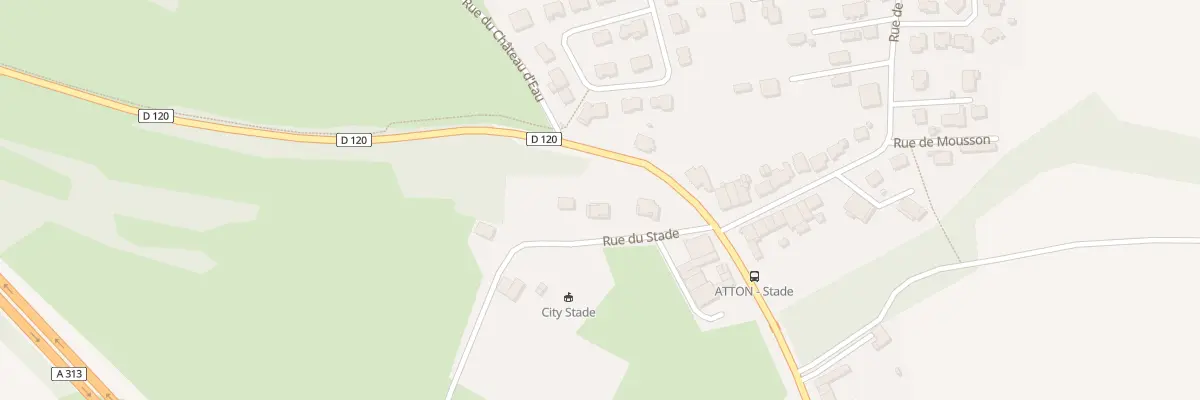 Plan du 4 Rue du Stade à Atton