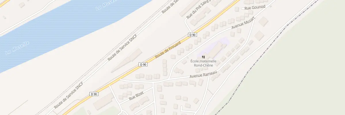 Plan du 9 Av Mozart à Liverdun