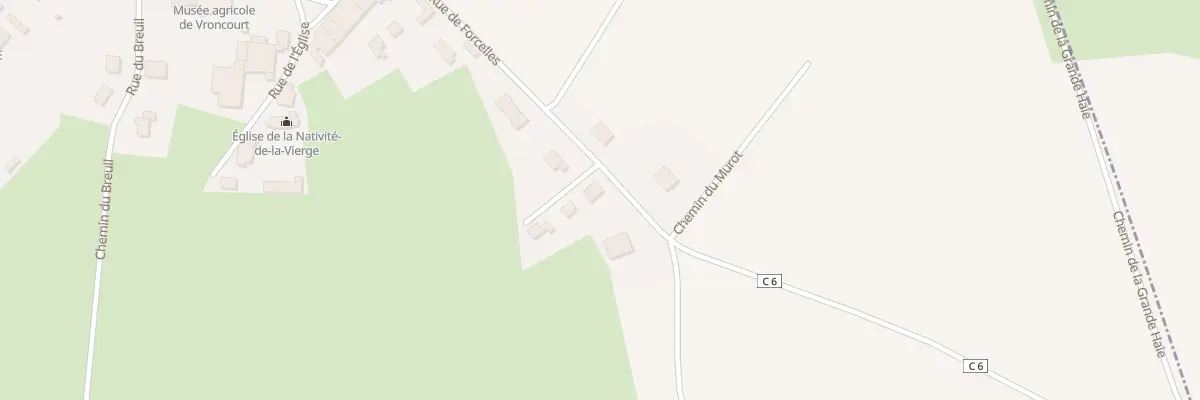 Plan du 14 Rue de Forcelles à Vroncourt