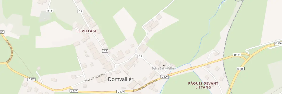 Plan du 10 Rue Victor Hugo à Domvallier