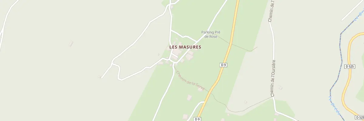 Plan du 9 Rte des Masures au Moutaret