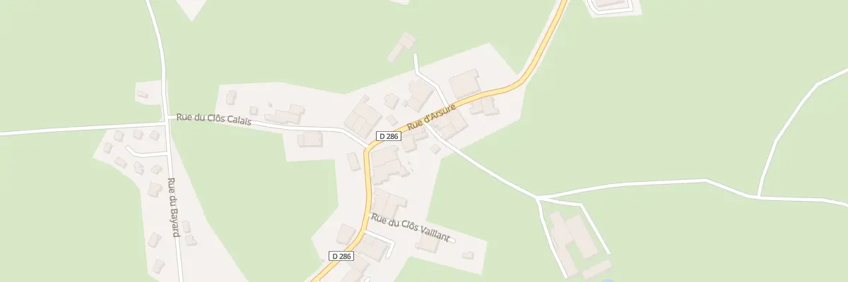 Plan du 20 Rue d’Arsure à Arsure-Arsurette