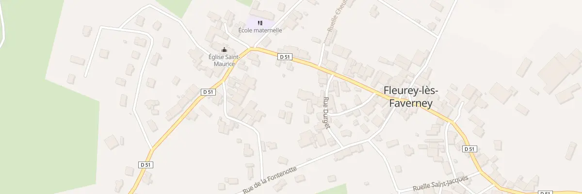 Plan du 2B Grande Rue à Fleurey-lès-Faverney