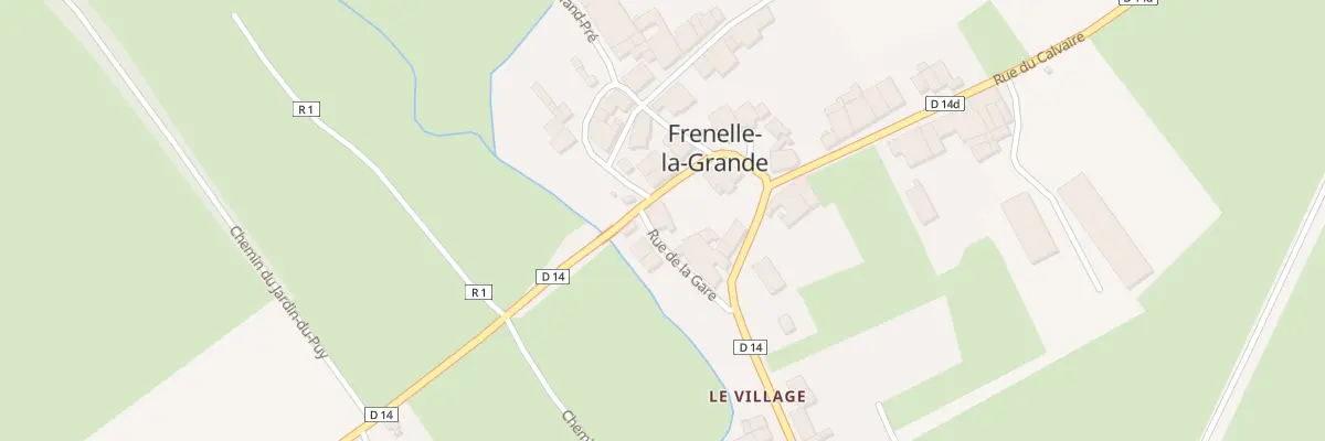 Plan du 105 Rue du Comté de Fresnel à Frenelle-la-Grande