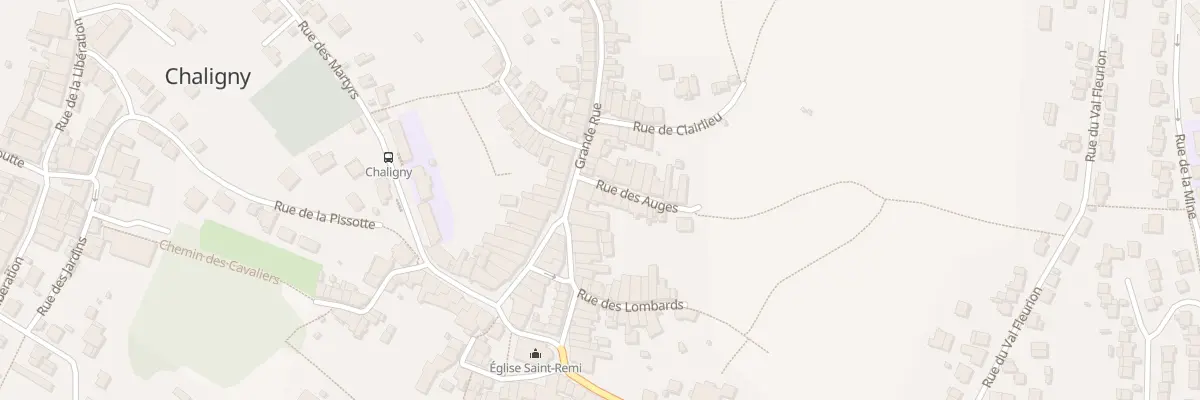 Plan du 2 Rue des Auges à Chaligny