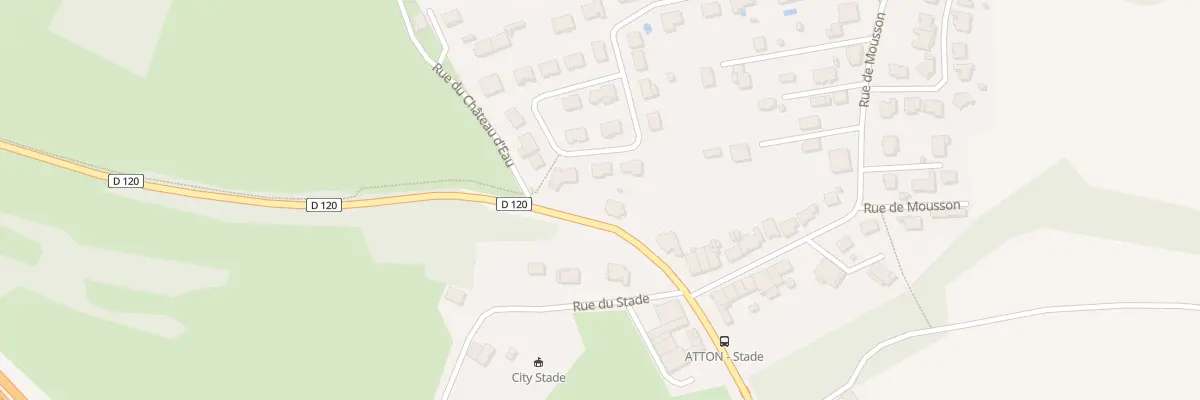Plan du 6 Rte de Pont a Mousson à Atton