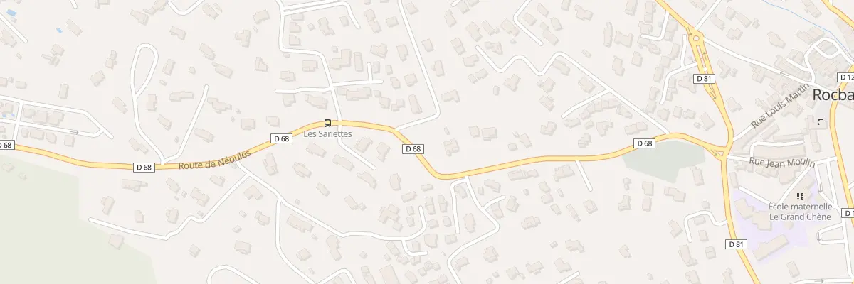 Plan du 280 Rte de Neoules à Rocbaron