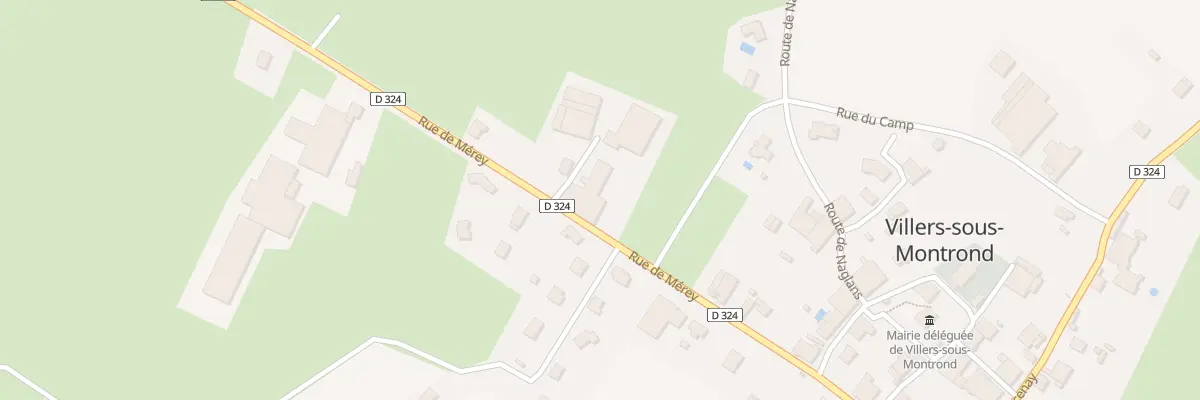 Plan du 16 Rue de Merey aux Monts-Ronds