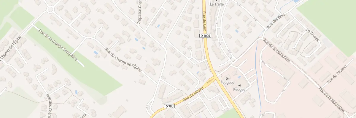 Plan du 243 Rue des Pralets à Ornex